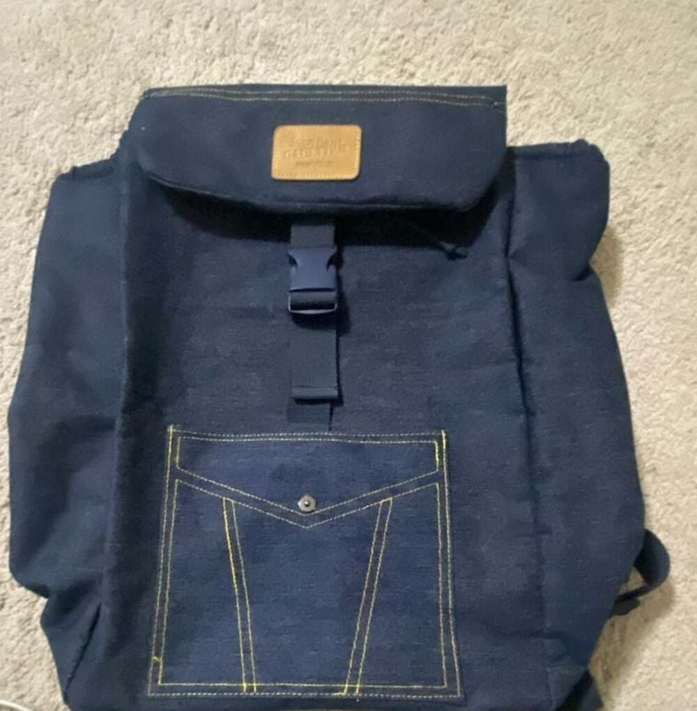 Vintage Jean Paul Gaultier Denim Backpack